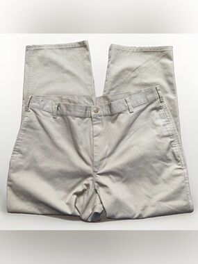 Vintage Duxbak 100% Cotton Canvas Workwear Hunting Pants Brown 38x30